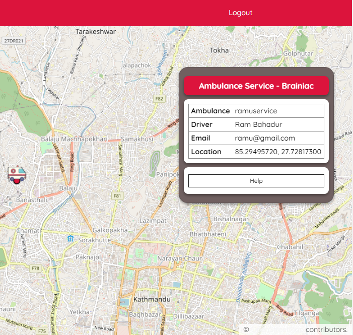 Brainiac - Realtime Ambulance Tracking System